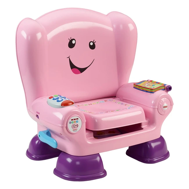 FisherPrice CFD39 Smart Stages Pink Chair - Interactive Toy for 1 Year Olds