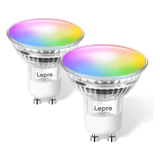 Bombilla inteligente GU10 LED WiFi 45W RGB regulable - Compatible con Google Home y Alexa