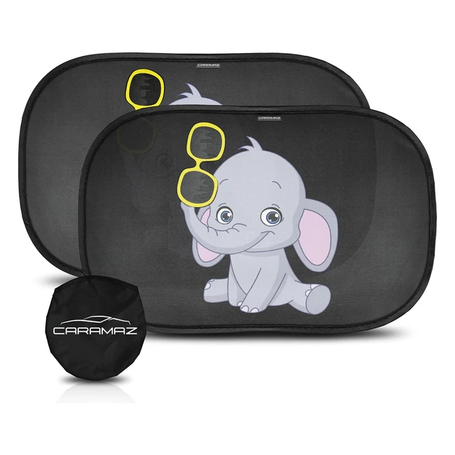 Tendine Parasole Auto Bambini - Protezione Solare UV - 2 Pezzi - 51x31cm