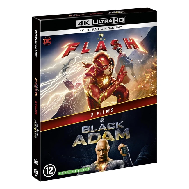 Black Adam The Flash 4K Ultra HD Blu-ray - Meilleur Prix