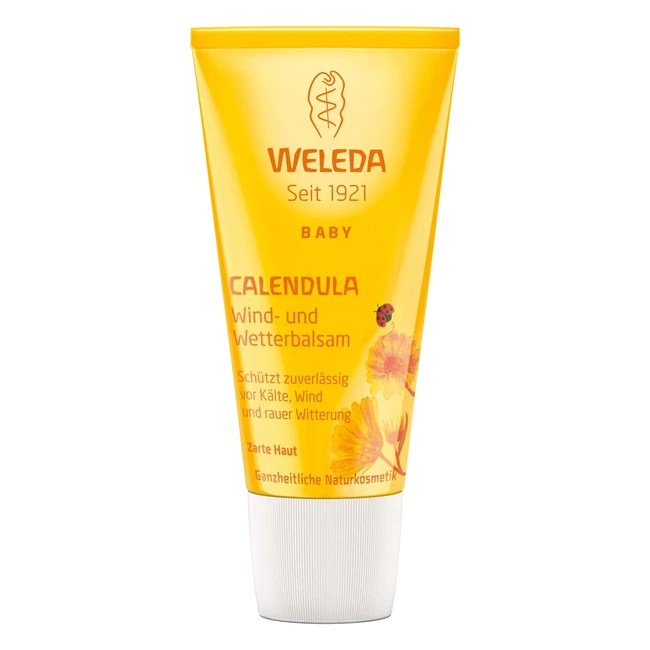 Weleda Calendula Weather Protection Cream 30ml - Protects, Nourishes, and Soothes