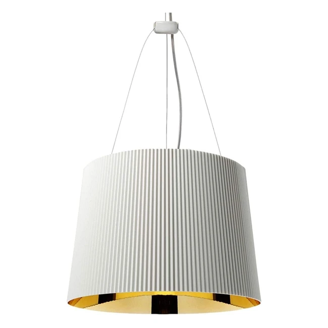Lampada a sospensione Kartell G bianco oro - Design Ferruccio Laviani - Spedizione gratuita