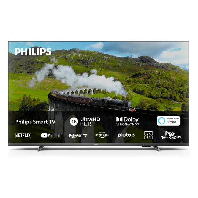 Philips PUS7608 189 cm 75 pouces Smart 4K LED TV - Pixel Precise Ultra HD - HDR10 - Dolby Vision - Dolby Atmos - Saphi - Enceintes 20W - Compatible avec l'Assistant Google et Alexa