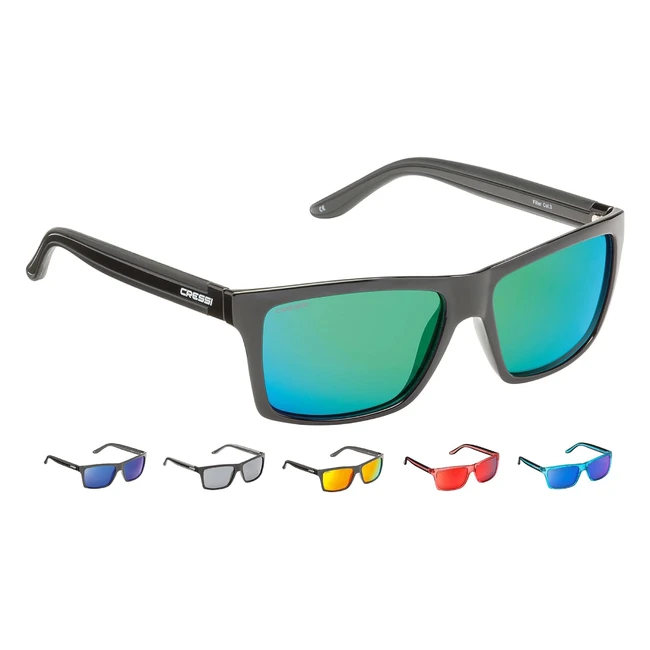 Cressi Unisex Rio Sonnenbrille  Premium Sportbrille  Polarisierende Glser  