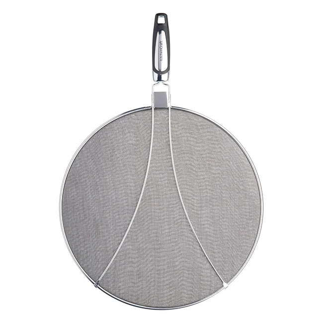 Couvercle antiprojections 33 cm en acier inoxydable - Rsistant aux odeurs