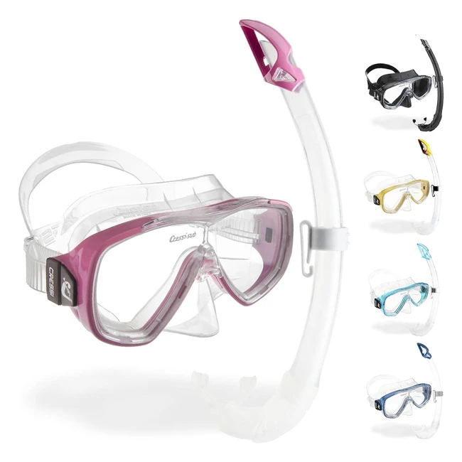 Cressi Onda Mare Tauchmaske und Schnorchelset mit hoher Qualität