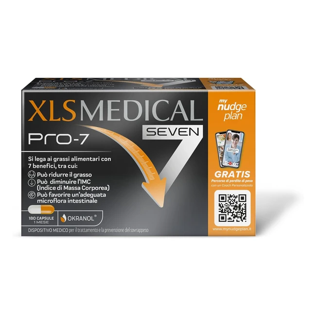 XLS Medical Pro7 - Dispositivo Medico per la Perdita di Peso - 180 Capsule