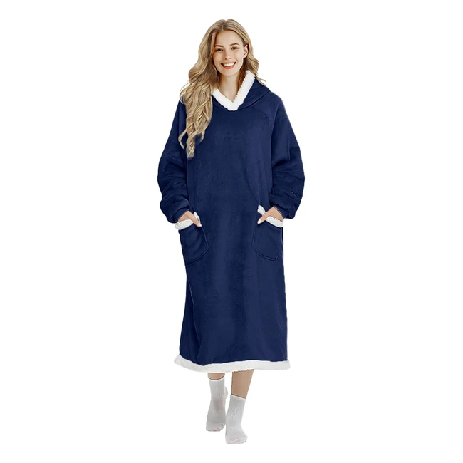 Couverture avec manches et capuche Feeljam - Adulte 80x150cm - Douce et chaude