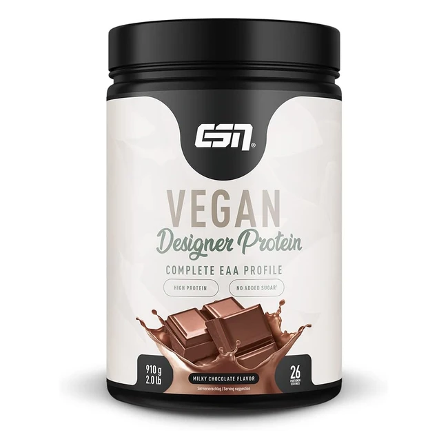 ESN Vegan Designer Protein Powder - Milky Chocolate 910g