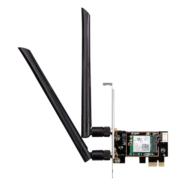 D-Link DWAX582 AX3000 WiFi 6 PCIe Adapter with Bluetooth 5.0 - High-Speed, Stable Connection