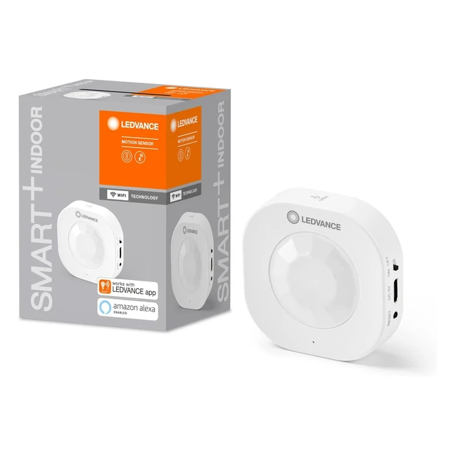 LEDVANCE Smart Capteur WiFi Dtecteur de Mouvement Intelligent sans Fil - 4 Pac