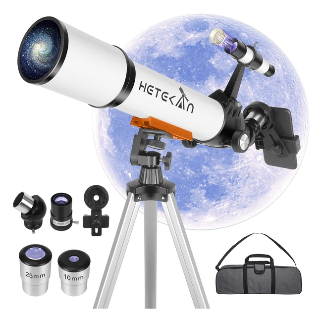Telescopio Hetekan para adultos y nios principiantes - Apertura 70mm - Portt