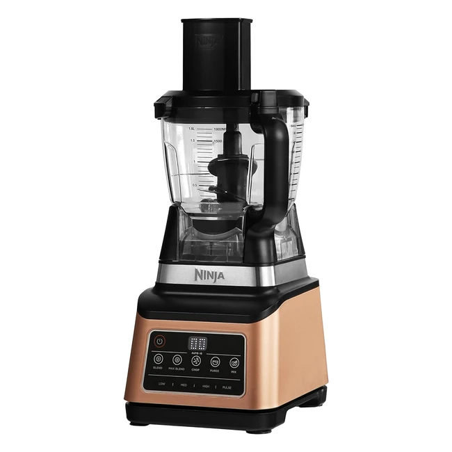 Ninja 3in1 Food Processor Blender Coffee Spice Grinder - 5 Auto Programs - Blend