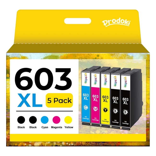 Cartouche d'encre Prodoki 603 XL pour Epson 603 603XL - XP 2100 XP 2150 XP 4155 XP 4105