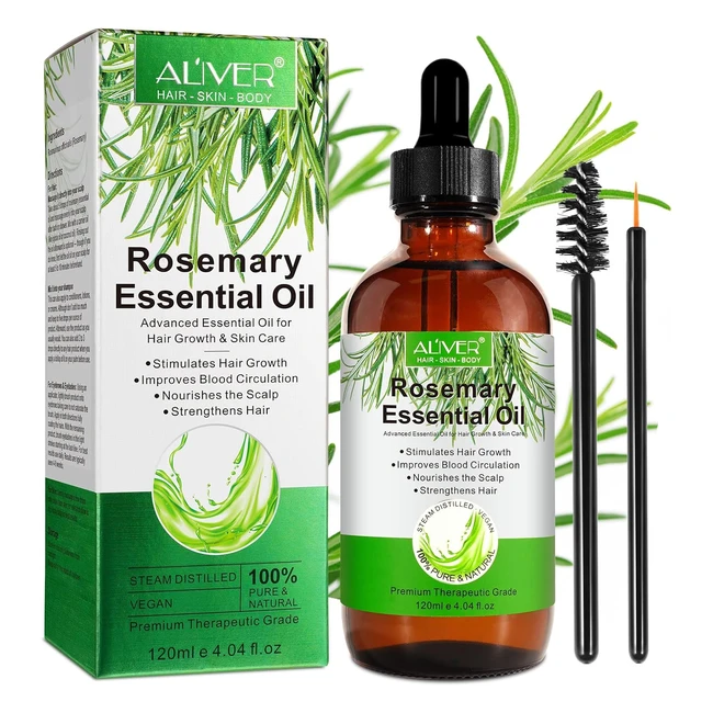 Olio Essenziale di Rosmarino per Capelli - Stimola la Crescita - 120ml