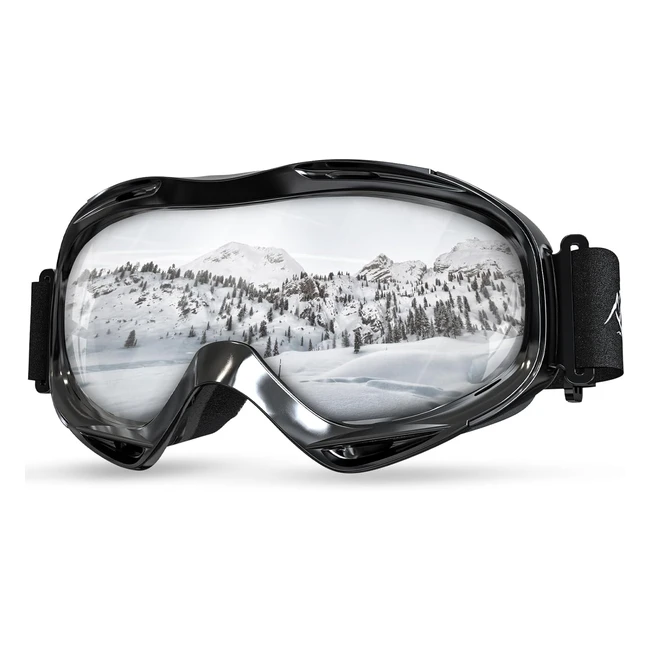 Lunettes de ski Ktebo OTG pour hommes et femmes - Protection UV400 - Compatible 