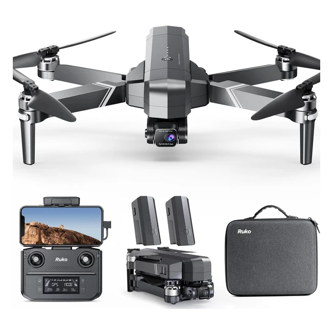 Ruko F11GIM2 Drohne mit Kamera 4K 3km FPV bertragung 64 Min Flugzeit 2-Achs