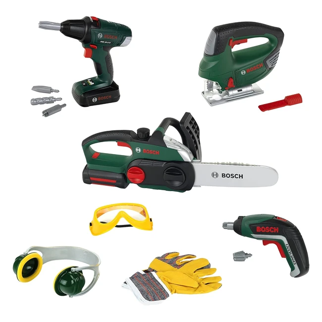 Kit de herramientas Bosch Theo 8593 para obreros de construccin