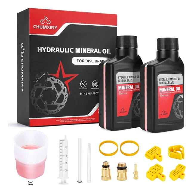 Kit Spurgo Freni Chumxiny per Shimano Disco Idraulici - Include 300ml Liquido Mi