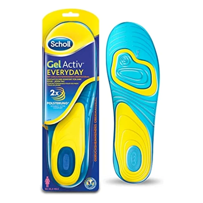 Scholl Gelactiv Everyday Einlegesohle 3058634 - Entlastung und Komfort für müde und schmerzende Füße