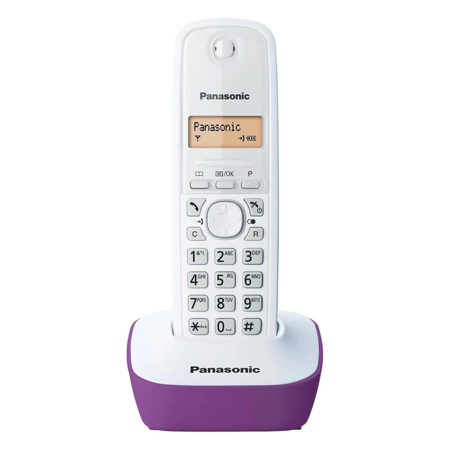 Tlphone sans fil Panasonic KXTG1611FRF pourpre version franaise