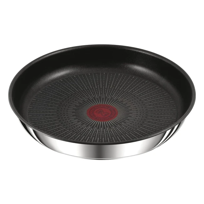 Pôle Tefal Ingenio 26cm Induction - Revêtement antiadhésif - Acier inoxydable - Empilable - Fabriqué en France