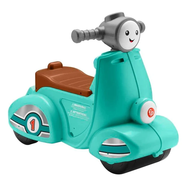 Moto Scooter Fisher-Price Re y Aprende | Sonidos y Aprendizaje | Bebés 1+