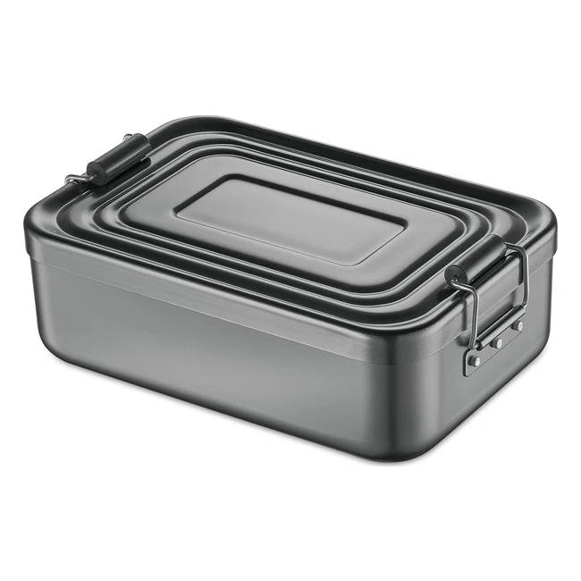 Contenitore pranzo alluminio antracite Kuchenprofi #topanbieter999