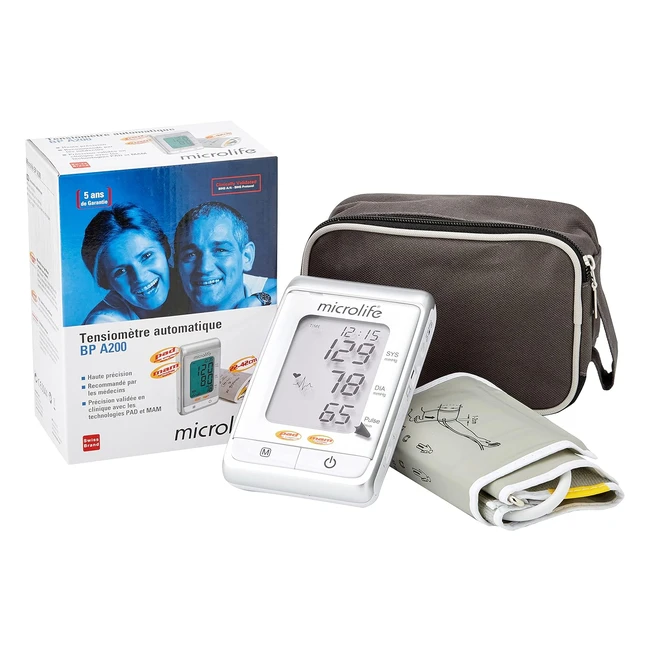 Tensiómetro Microlife BP A200 con tecnología patentada