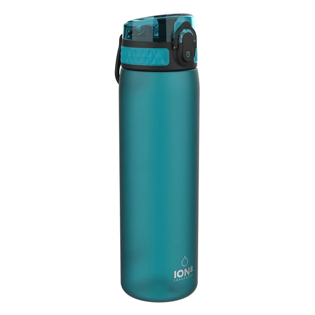 Gourde ion8 500ml antifuite, facile à ouvrir, verrouillage sécurisé, lavable en lave-vaisselle, sans BPA, poignée de transport, adaptée aux porte-gobelets, facile à nettoyer