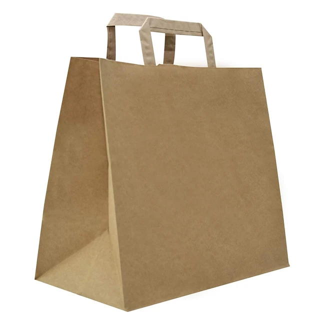 Shopper Kraft Carte Dozio SRL, Fondo Cuadro Avana, 27x29cm, 50 Unidades