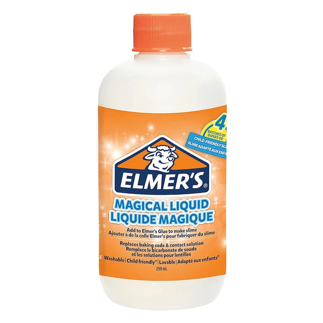 Activateur de Slime Elmer's - Colle Liquide Magique - Flacon 259ml