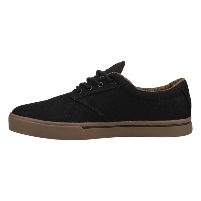 Zapatillas de skateboard Etnies Jameson 2 Eco para hombre - Negro/Charcoal/Gum - Ref. 558 - Talla 10 EU