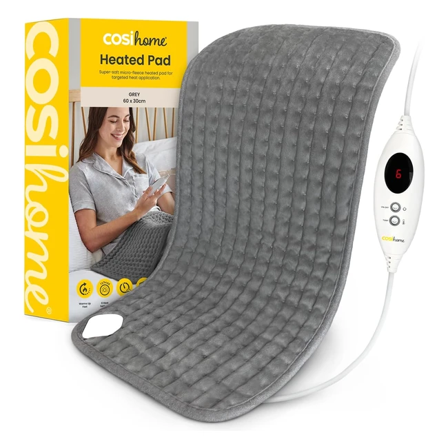 Luxury Electric Heating Pad by Cosi Home - Extra Large 6 Heat Settings Washabl