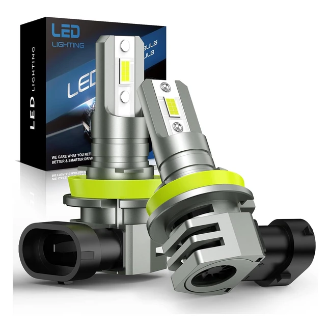 Lampadine LED H11 H8 H9 22000lm 2023 6500K Bianco 12V CSP LED H11 Fari Auto