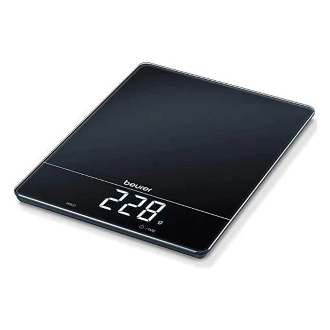 Beurer KS 34 Küchenwaage bis 15 kg, Tarazuwiegefunktion, Magic LED-Display