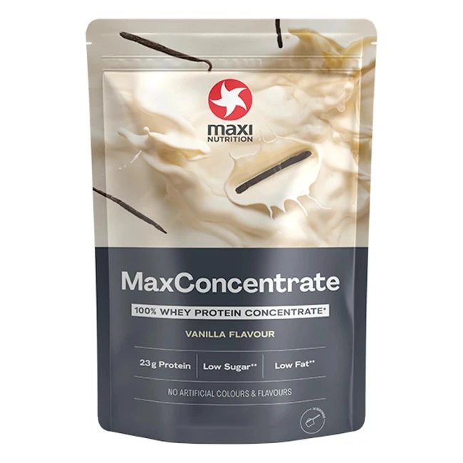 Maxinutrition Maxconcentrate Vanilla Protein Drink - 23g Protein Low Fat Low S