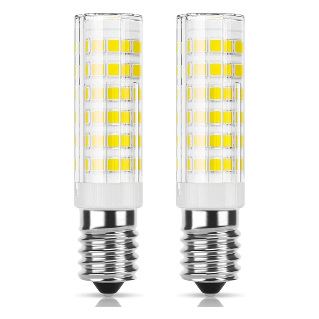 Dicuno Ampoule LED E14 Hotte Aspirante 5W Équivalent Halogène 50W Blanc Froid 6000K 550lm - 2 Pièces