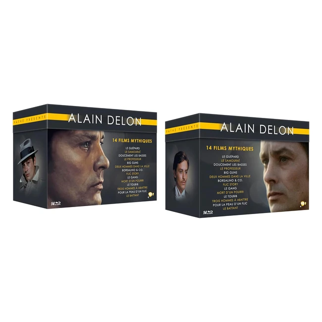 Alain Delon 14 films mythiques en Blu-ray