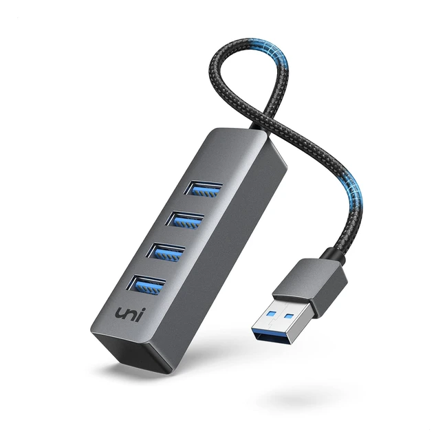 Uni Hub USB 3.0 Adattatore Dati 4 Porte per Tastiera Mouse PC MacBook Air Mac ProMini iMac Surface Pro XPS Xbox One Unit Flash HDD Mobile