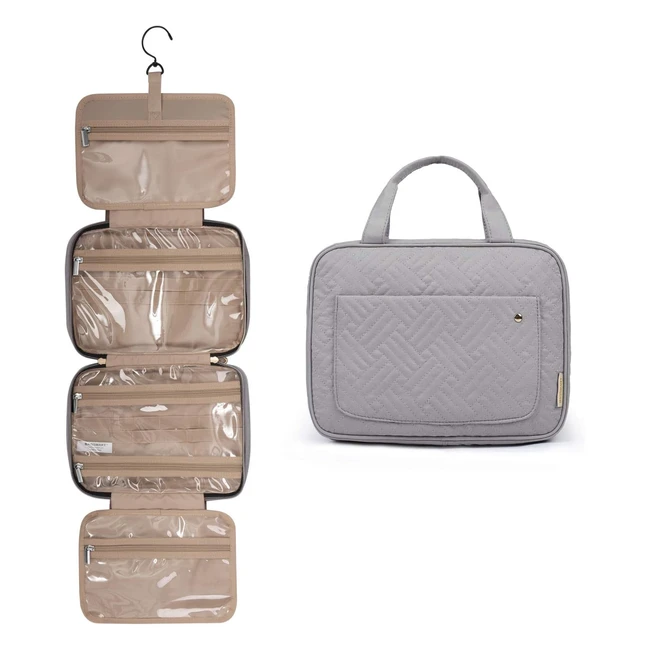 BAGSMART Trousse de Toilette Voyage - Grande Capacité, Imperméable, Multifonction