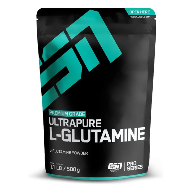 ESN Ultrapure L-Glutamin 500g Pulver  Untersttzt die Erholung nach dem Traini