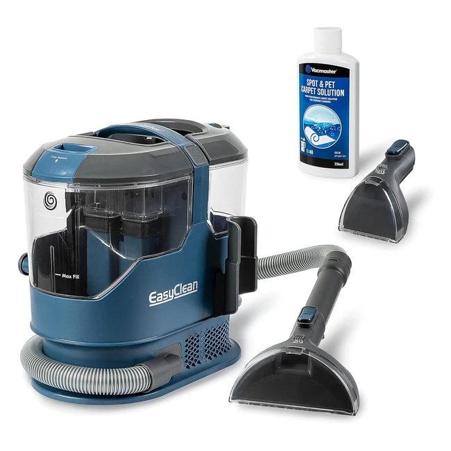 Aspirateur Nettoyeur de Tapis Vacmaster SCA0801 - Forte Aspiration, Lavage Eau/Décontamination - 800W