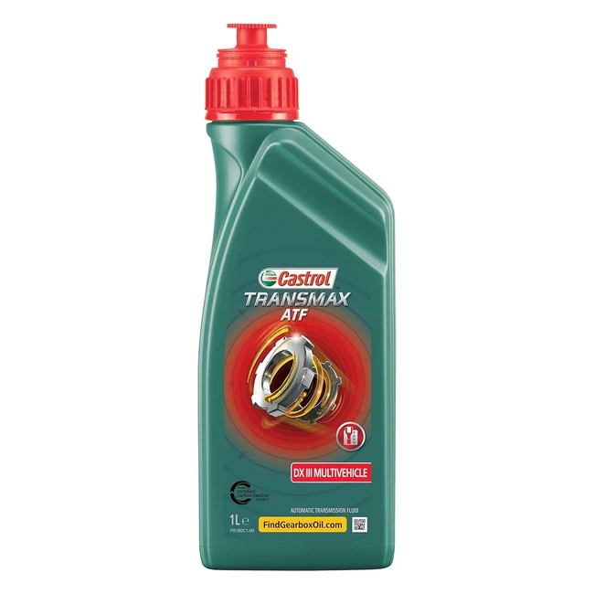 Castrol Transmax ATF DX III Multivehicle 1L - Hohe Leistung & Zuverlässigkeit