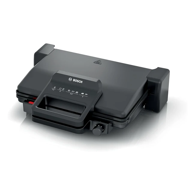 Bistecchiera Bosch TCG3323 Nero - 3 Posizioni di Cottura - Potenza 2000W