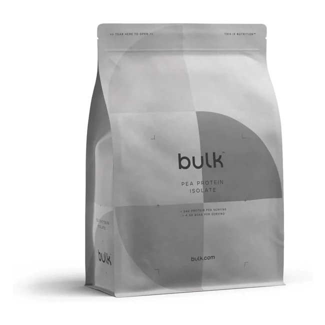 Bulk Powders Erbsenprotein-Isolat Pulver BPBSPPI00001000 1 kg - Hochwertige vega