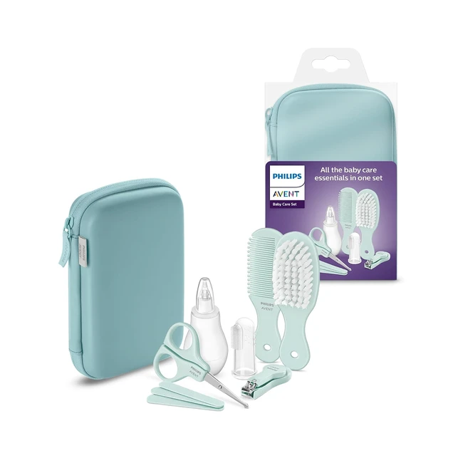 Philips Avent Baby Care Kit - Starter Kit mit 9 Zubehrteilen Nagelknipser Sc