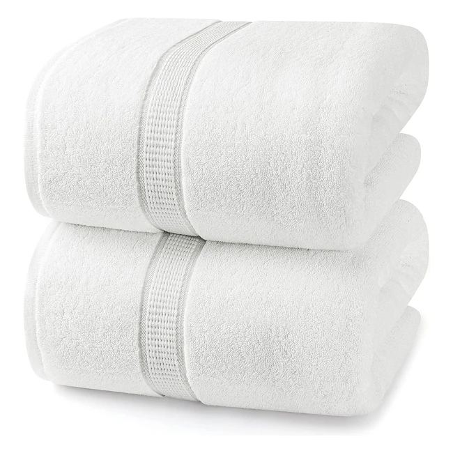 Drap de bain luxueux Utopia Towels 2 pices 100 coton trs absorbant et s