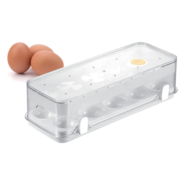 Contenitore Igienico Frigorifero per Uova Tescoma 891834 - Conserva e Proteggi le Tue Uova Fresche!