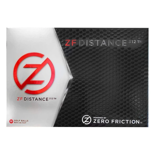 Pelotas de Golf Zero Friction Friccin Cero 312 - Mayor Distancia y Tacto Suave
